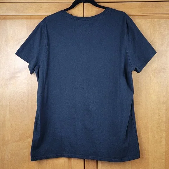 Majestic MLB Women's Black New York Yankees Baseball Floral Logo Tee - 2XL - Picture 3 of 6